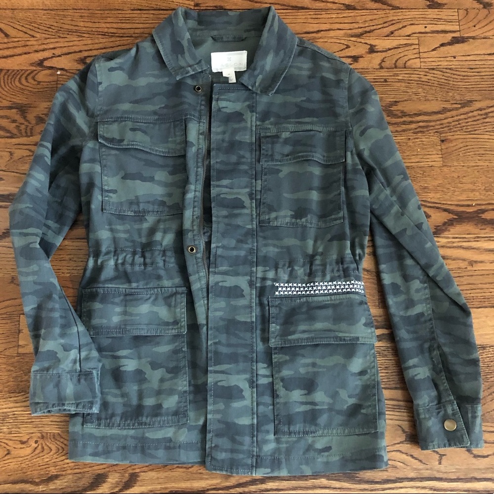 Caslon camo jacket xs